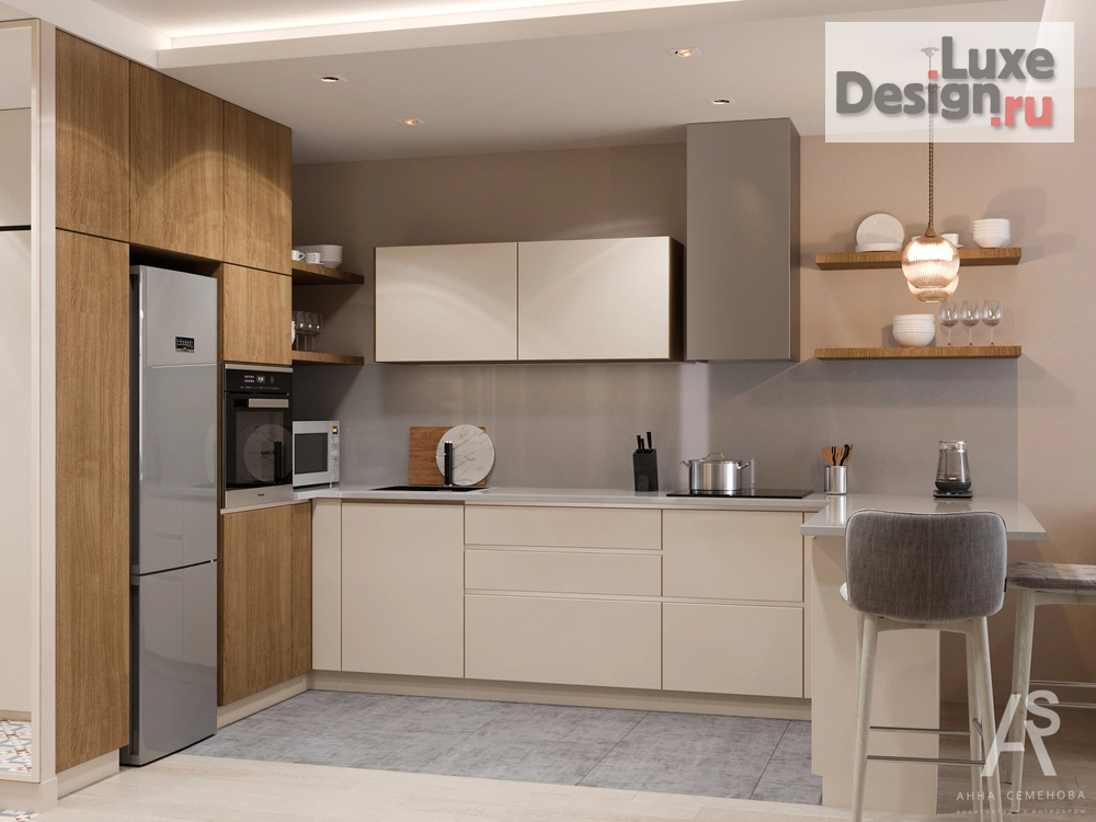 Дизайн интерьера квартиры "Квартира 74 м2 в ЖК Лобачевский" (фото 20)