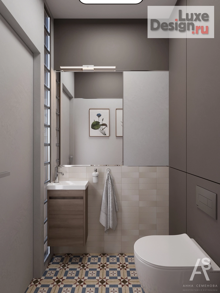 Дизайн интерьера квартиры "Квартира 74 м2 в ЖК Лобачевский" (фото 5)