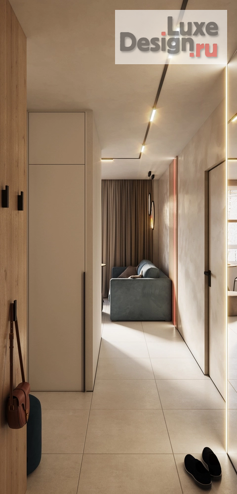 Дизайн интерьера квартиры "Небольшая квартира для самостоятельной женщины" (фото 1)