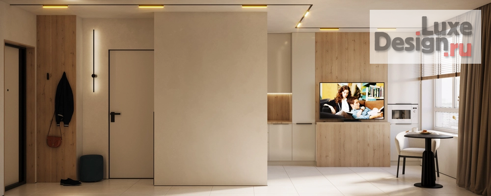 Дизайн интерьера квартиры "Небольшая квартира для самостоятельной женщины" (фото 5)