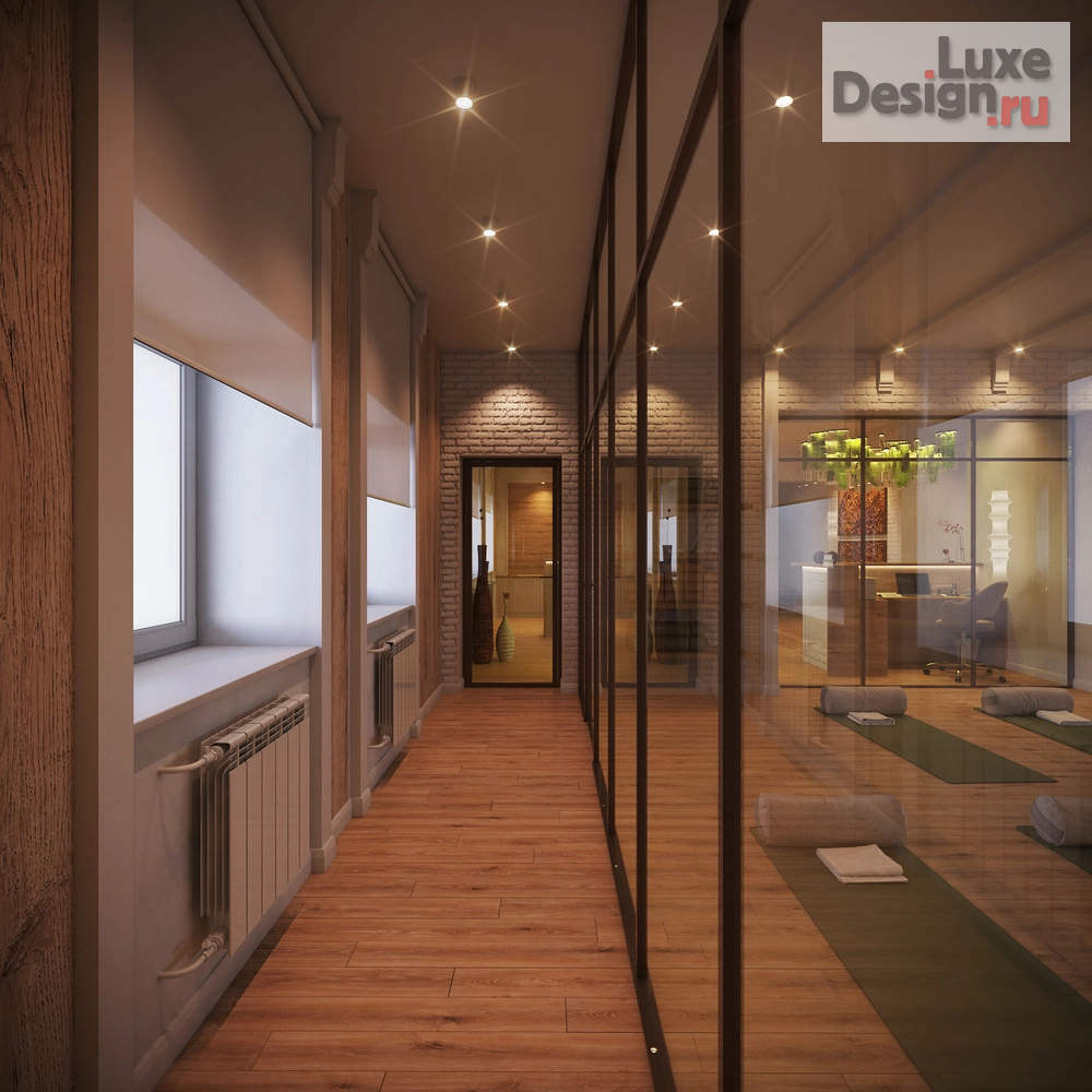 Дизайн интерьера клуба "Йога-центр" (фото 4)