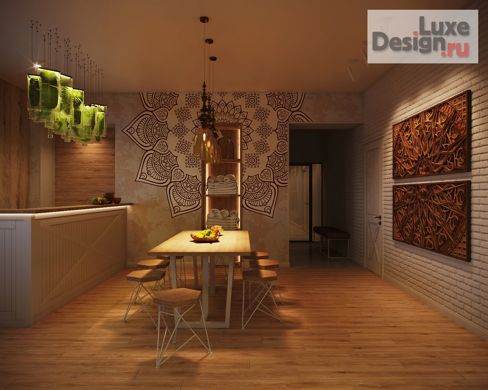 Дизайн интерьера клуба "Йога-центр" (фото 8)