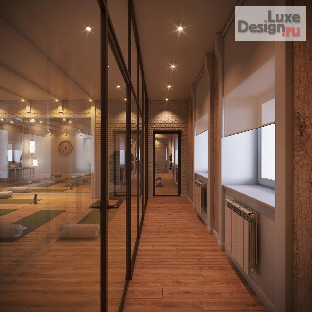 Дизайн интерьера клуба "Йога-центр" (фото 13)