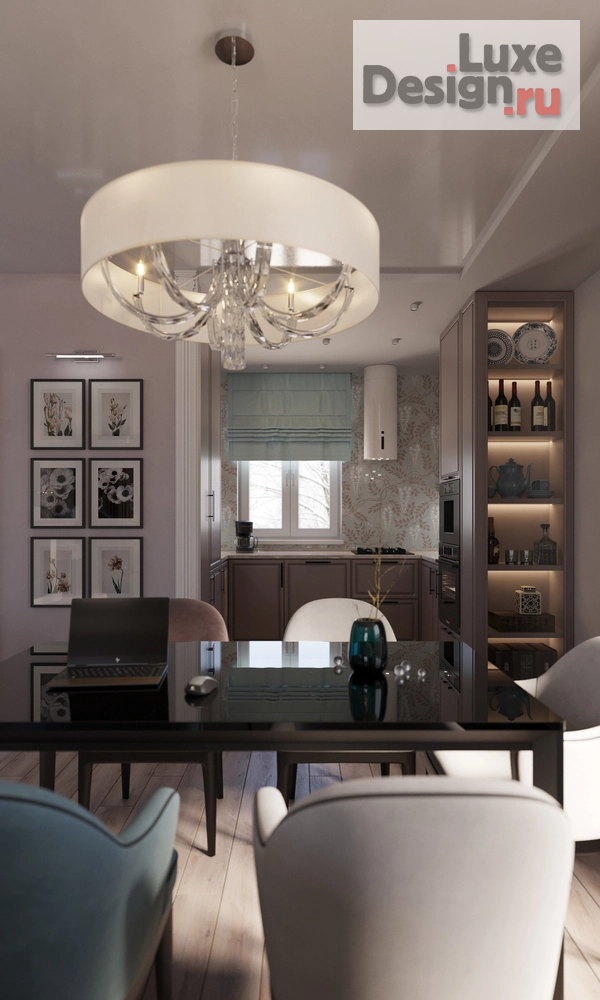 Дизайн интерьера гостиной "Гостиная частного дома для взрослой семейной пары" (фото 6)