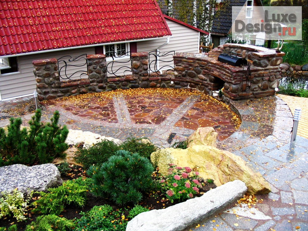 Ландшафтный дизайн "Небольшой частный сад для возрастной семейной пары, их взрослых детей и внуков" (фото 2) от дизайнера Гершман Татьяна Владимировна Ландшафтный дизайн "Небольшой частный сад для возрастной семейной пары, их взрослых детей и внуков" (фото 2)