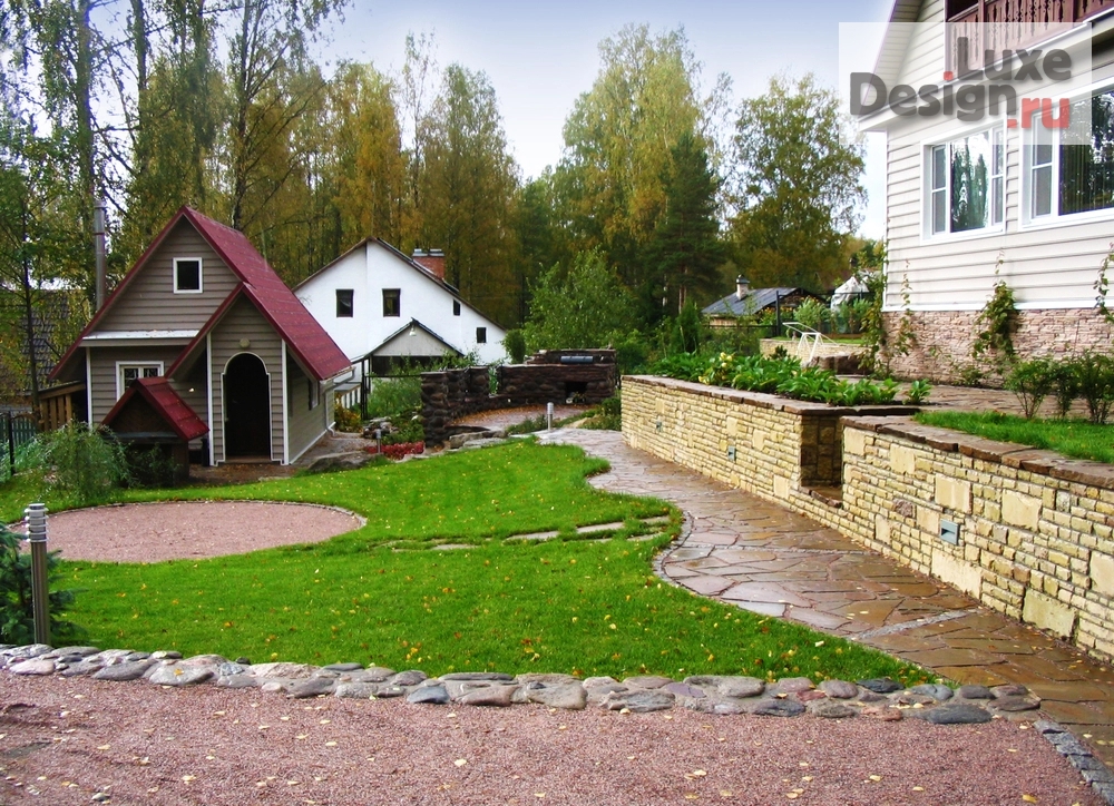 Ландшафтный дизайн "Небольшой частный сад для возрастной семейной пары, их взрослых детей и внуков" (фото 5) от дизайнера Гершман Татьяна Владимировна Ландшафтный дизайн "Небольшой частный сад для возрастной семейной пары, их взрослых детей и внуков" (фото 5)