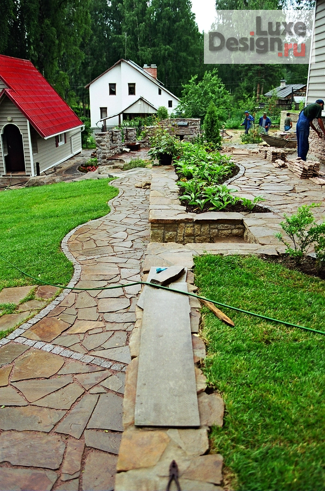 Ландшафтный дизайн "Небольшой частный сад для возрастной семейной пары, их взрослых детей и внуков" (фото 6) от дизайнера Гершман Татьяна Владимировна Ландшафтный дизайн "Небольшой частный сад для возрастной семейной пары, их взрослых детей и внуков" (фото 6)