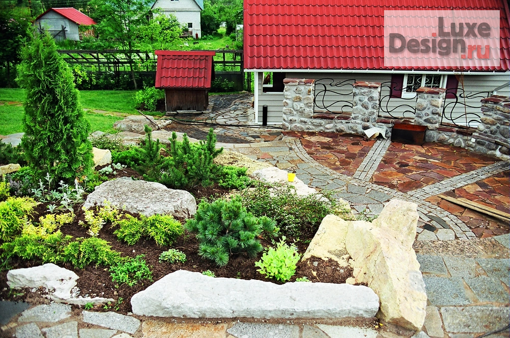 Ландшафтный дизайн "Небольшой частный сад  для возрастной семейной пары, их взрослых детей и внуков" (фото 9)