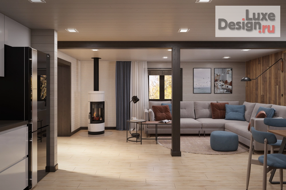 Дизайн интерьера квартиры "Реконструкция дачного дома для семьи с ребенком" (фото 13) от дизайнера Гершман Татьяна Владимировна Дизайн интерьера квартиры "Реконструкция дачного дома для семьи с ребенком" (фото 13)