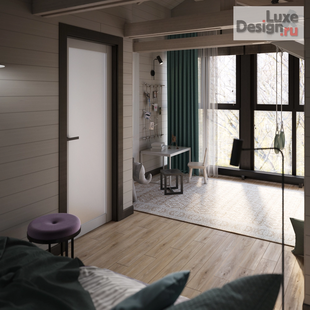 Дизайн интерьера квартиры "Реконструкция дачного дома для семьи с ребенком" (фото 21) от дизайнера Гершман Татьяна Владимировна Дизайн интерьера квартиры "Реконструкция дачного дома для семьи с ребенком" (фото 21)