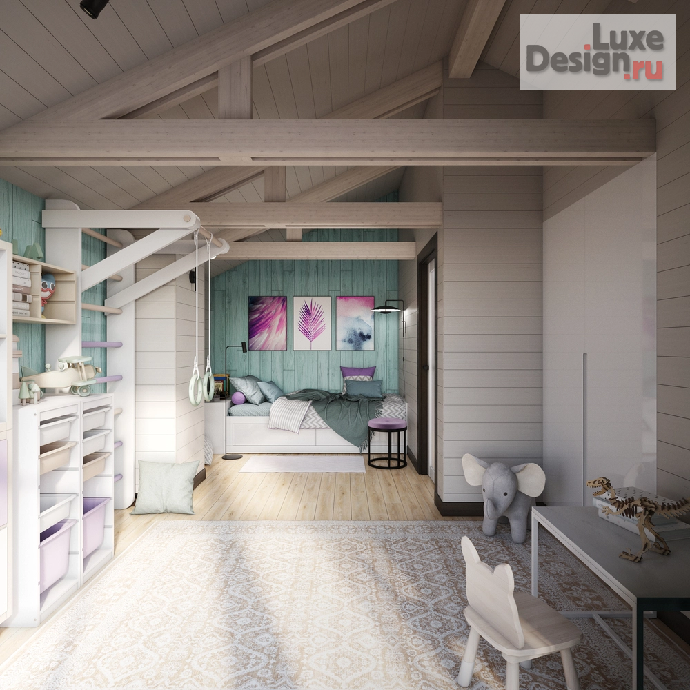 Дизайн интерьера квартиры "Реконструкция дачного дома для семьи с ребенком" (фото 22) от дизайнера Гершман Татьяна Владимировна Дизайн интерьера квартиры "Реконструкция дачного дома для семьи с ребенком" (фото 22)