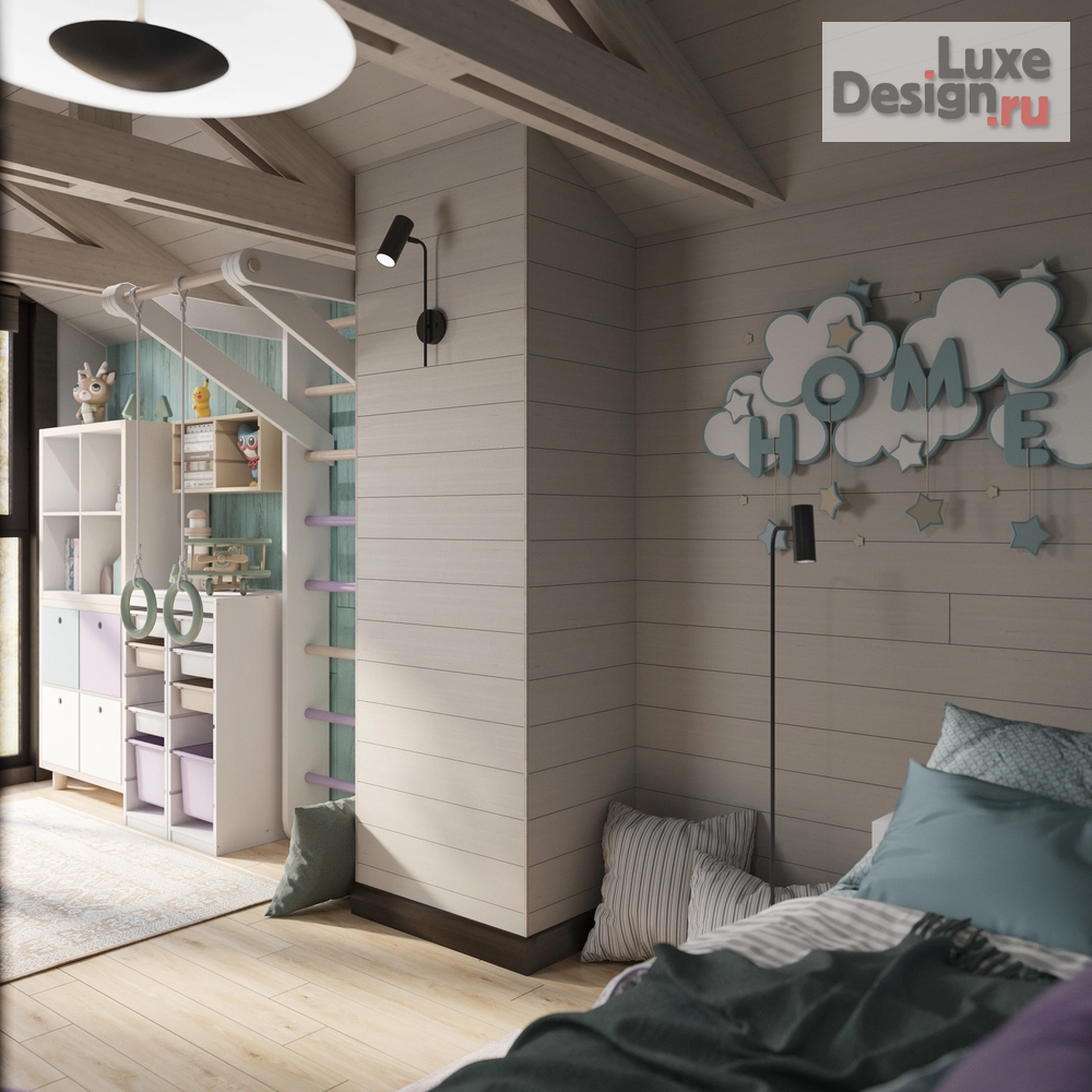 Дизайн интерьера квартиры "Реконструкция дачного дома для семьи с ребенком" (фото 23) от дизайнера Гершман Татьяна Владимировна Дизайн интерьера квартиры "Реконструкция дачного дома для семьи с ребенком" (фото 23)