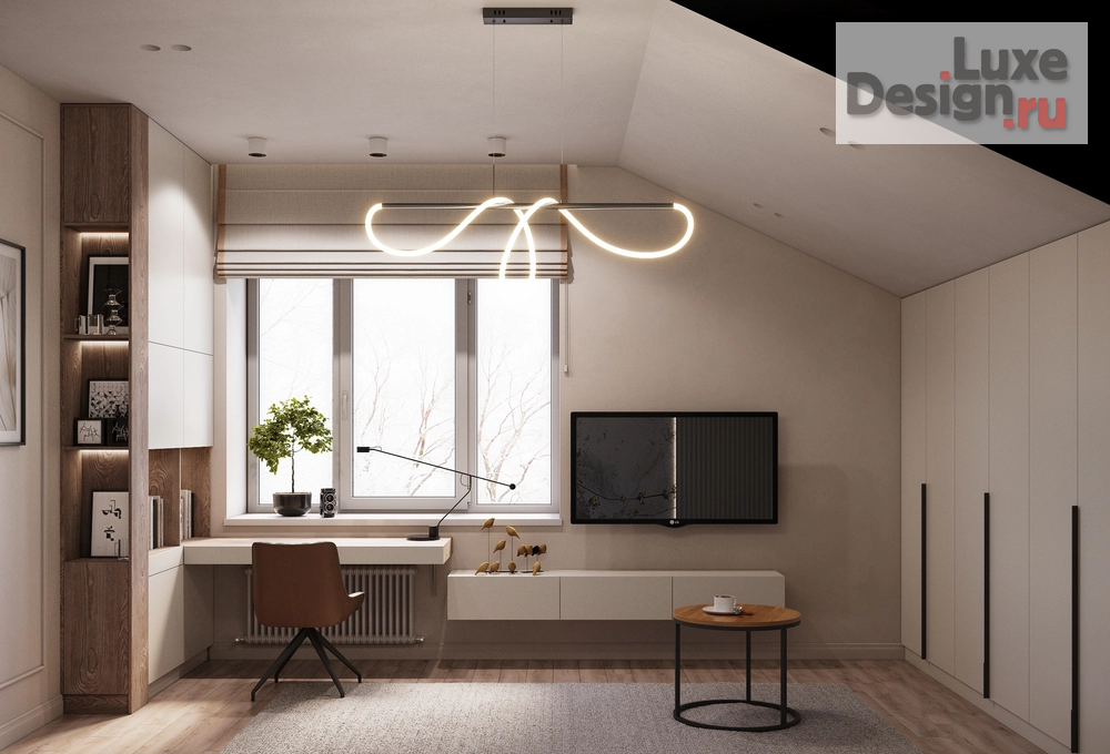 Дизайн интерьера частного дома "Загородный двухэтажный дом для семьи с ребенком школьником" (фото 17)