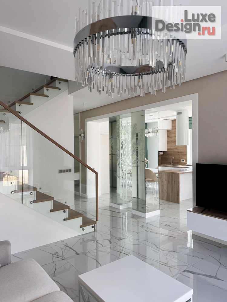 Дизайн интерьера загородного дома "Современный дом для семьи с двумя детьми подростками" (фото 5)