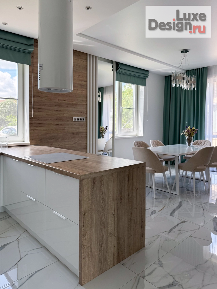 Дизайн интерьера загородного дома "Современный дом для семьи с двумя детьми подростками" (фото 11)