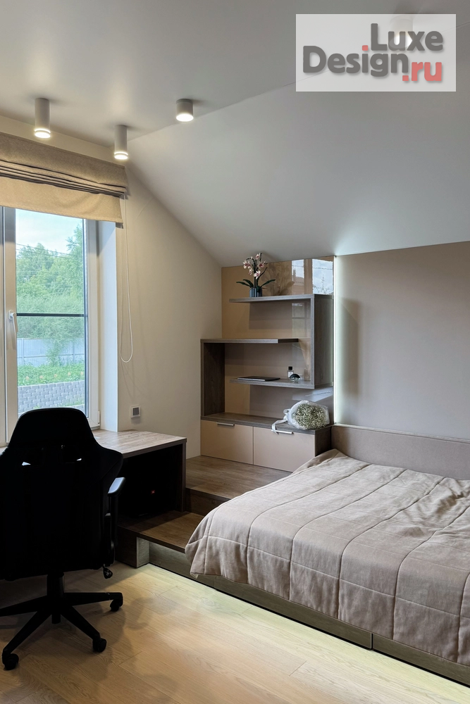 Дизайн интерьера загородного дома "Современный дом для семьи с двумя детьми подростками" (фото 28)