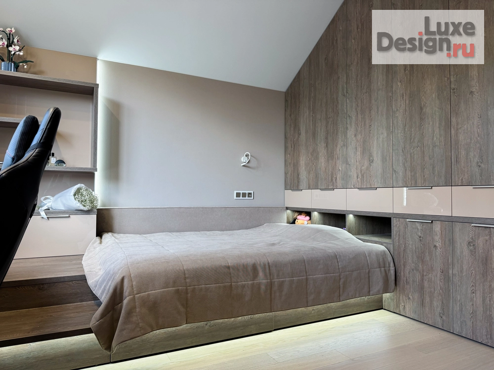 Дизайн интерьера загородного дома "Современный дом для семьи с двумя детьми подростками" (фото 29)