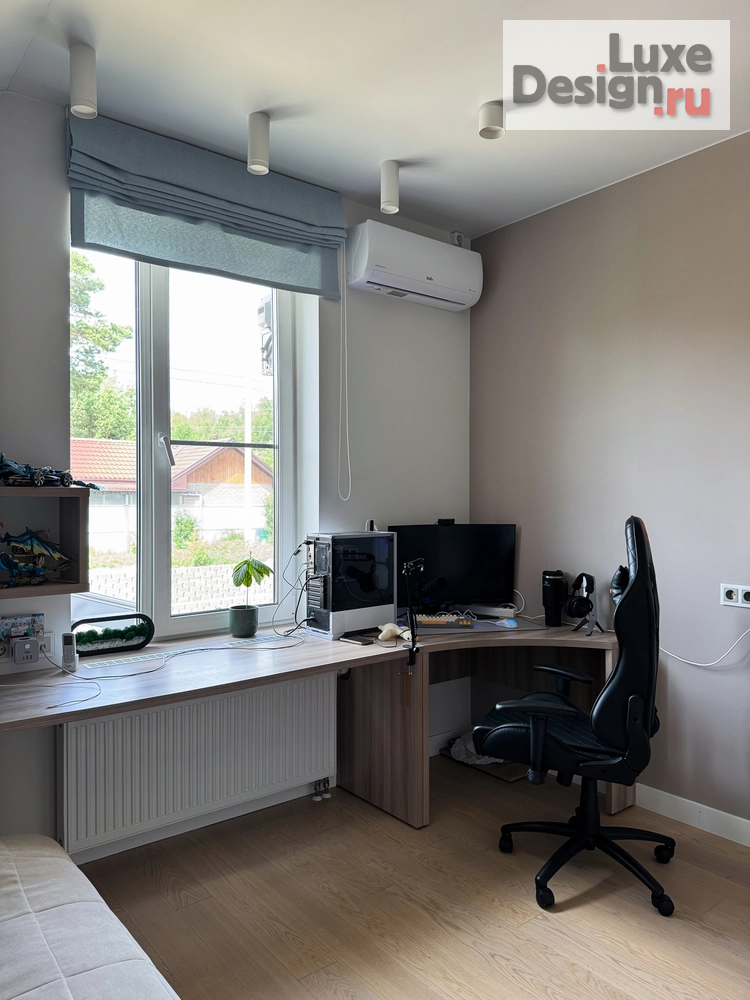 Дизайн интерьера загородного дома "Современный дом для семьи с двумя детьми подростками" (фото 33)