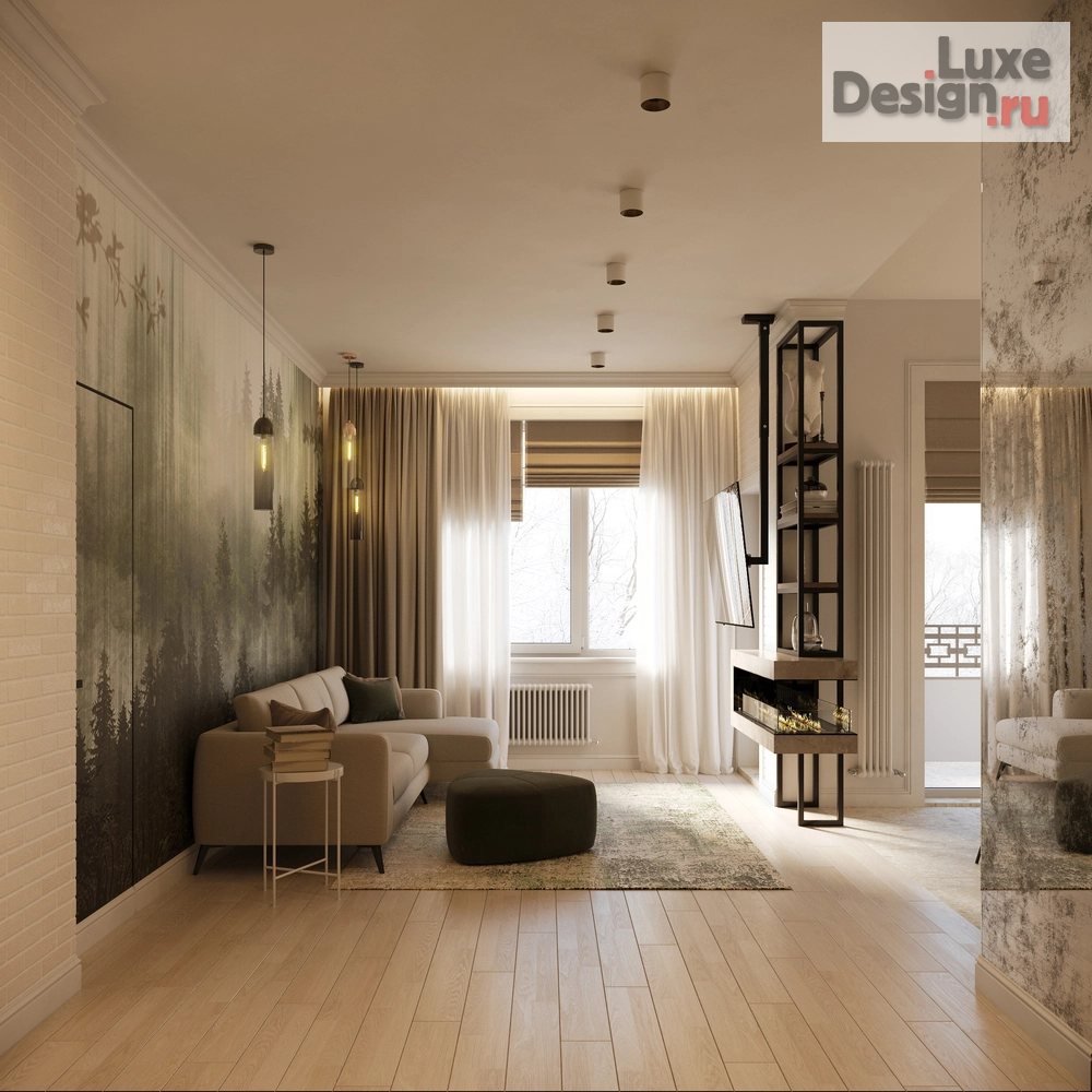 Дизайн интерьера квартиры "Двухуровневая квартира со вторым светом в историческом районе" (фото 3)