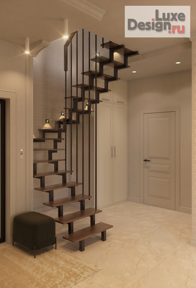 Дизайн интерьера квартиры "Двухуровневая квартира со вторым светом в историческом районе" (фото 7)