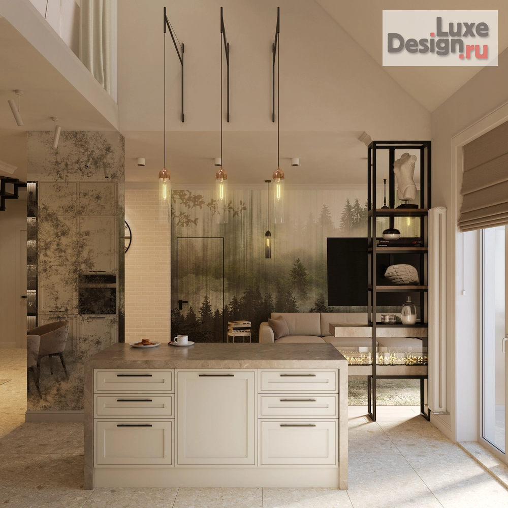 Дизайн интерьера квартиры "Двухуровневая квартира со вторым светом в историческом районе" (фото 11)