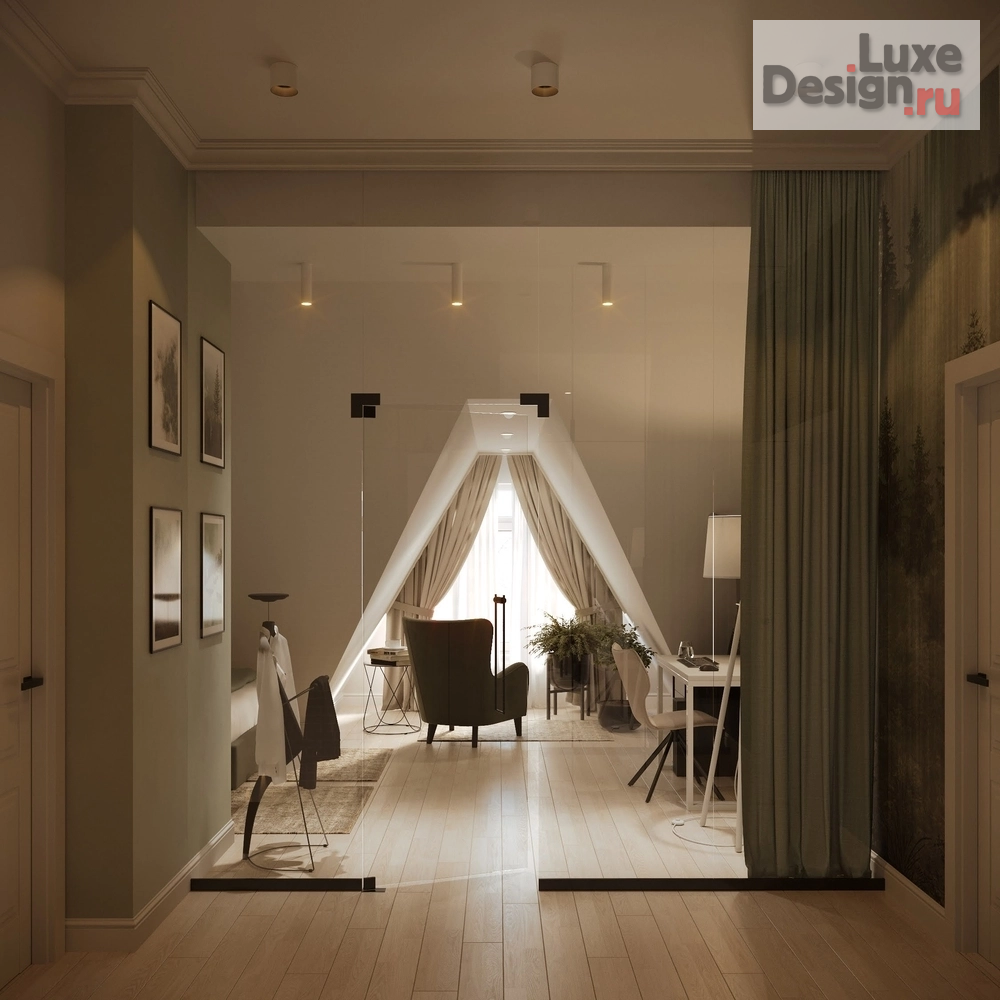 Дизайн интерьера квартиры "Двухуровневая квартира со вторым светом в историческом районе" (фото 27)