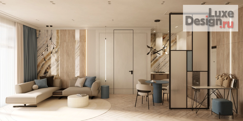 Дизайн интерьера квартиры "Квартира для отдыха у моря " (фото 1) от дизайнера Гершман Татьяна Владимировна Дизайн интерьера квартиры "Квартира для отдыха у моря " (фото 1)