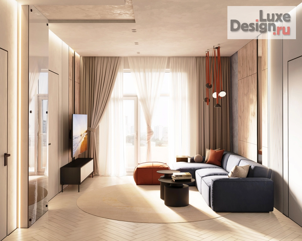 Дизайн интерьера квартиры "Квартира для отдыха у моря " (фото 12) от дизайнера Гершман Татьяна Владимировна Дизайн интерьера квартиры "Квартира для отдыха у моря " (фото 12)