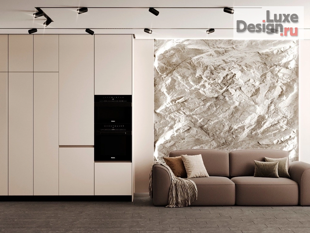 Дизайн интерьера двухкомнатной квартиры "Двухкомнатная квартира в Краснодаре " (фото 1)