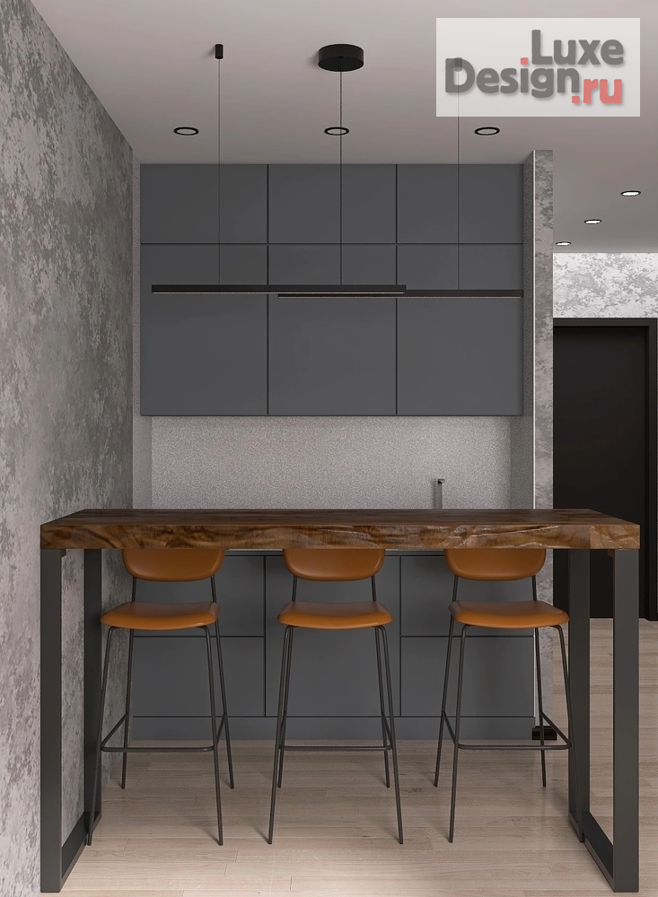 Дизайн интерьера квартиры студии "Квартира-студия" (фото 4)