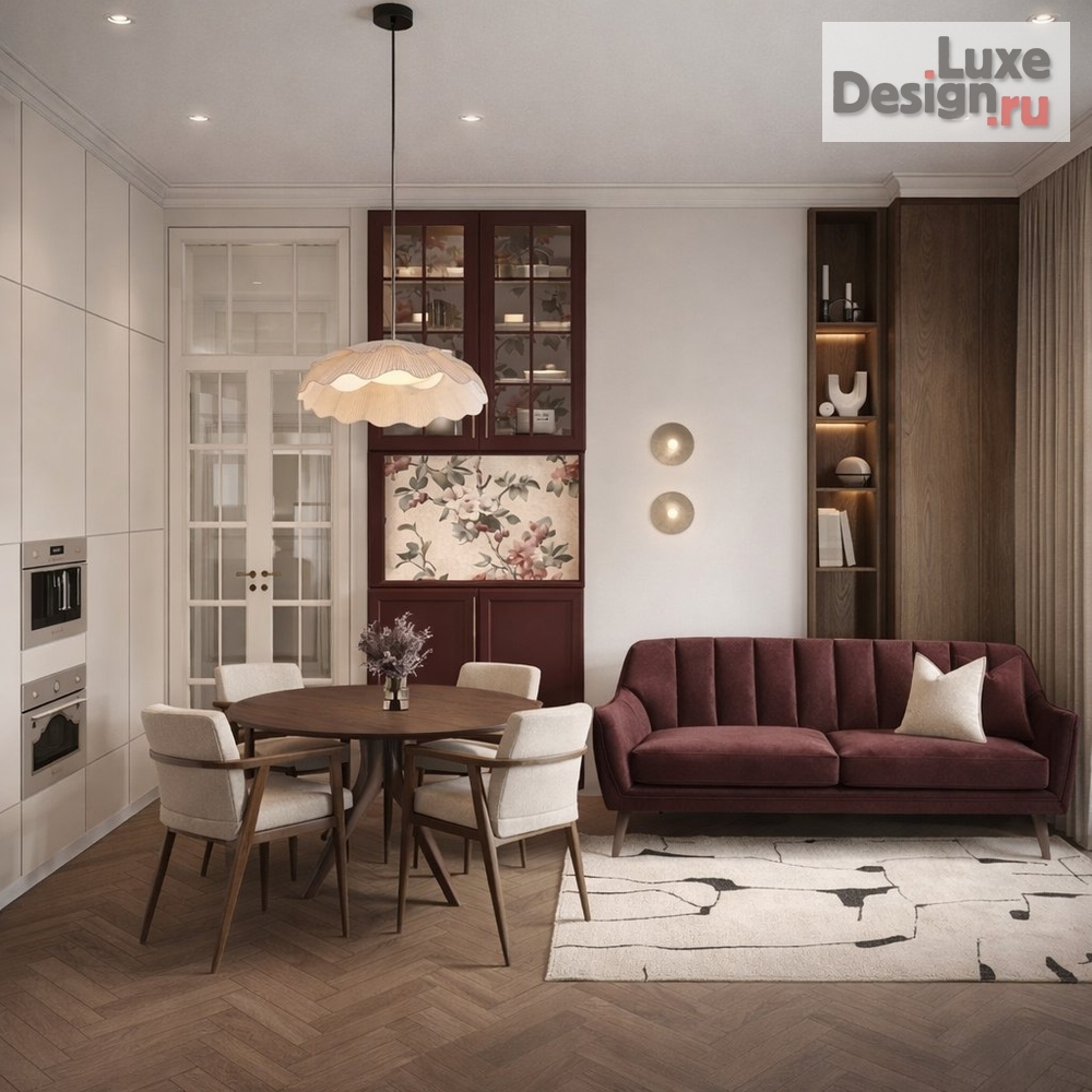 Дизайн интерьера квартиры "Современная классика и прованс" (фото 1)