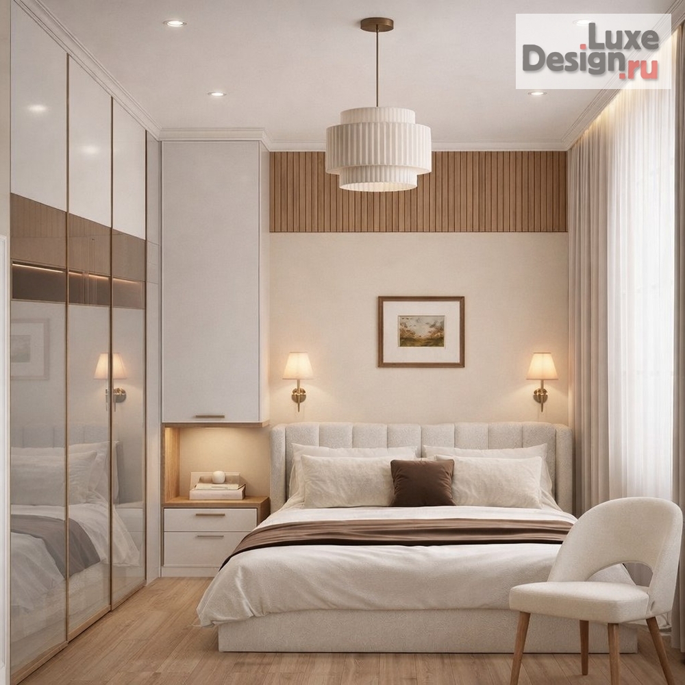 Дизайн интерьера спальни "Спальня "Сканди"" (фото 1)