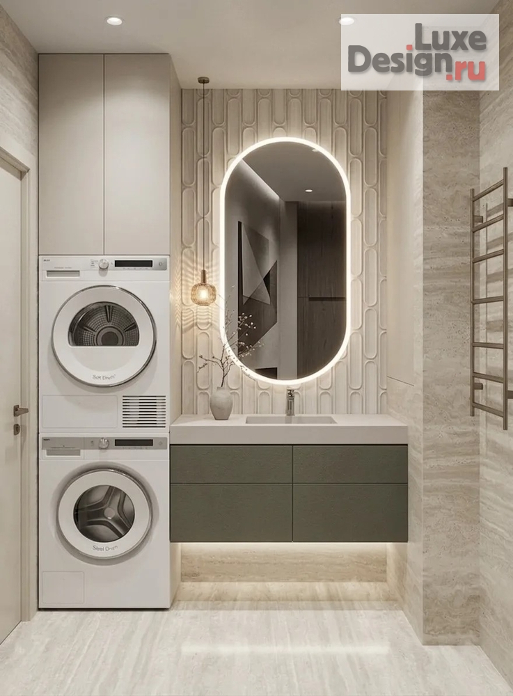 дизайн интерьера санузла "Ванные комнаты" (фото 1)