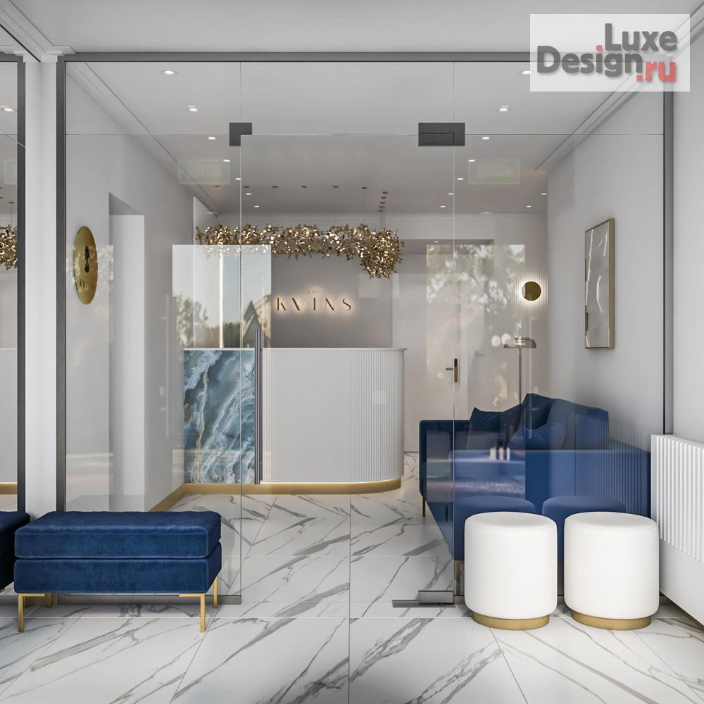 Дизайн интерьера лечебного учреждения "КЛИНИКА ЭПИЛЯЦИИ "KVINS"" (фото 4)