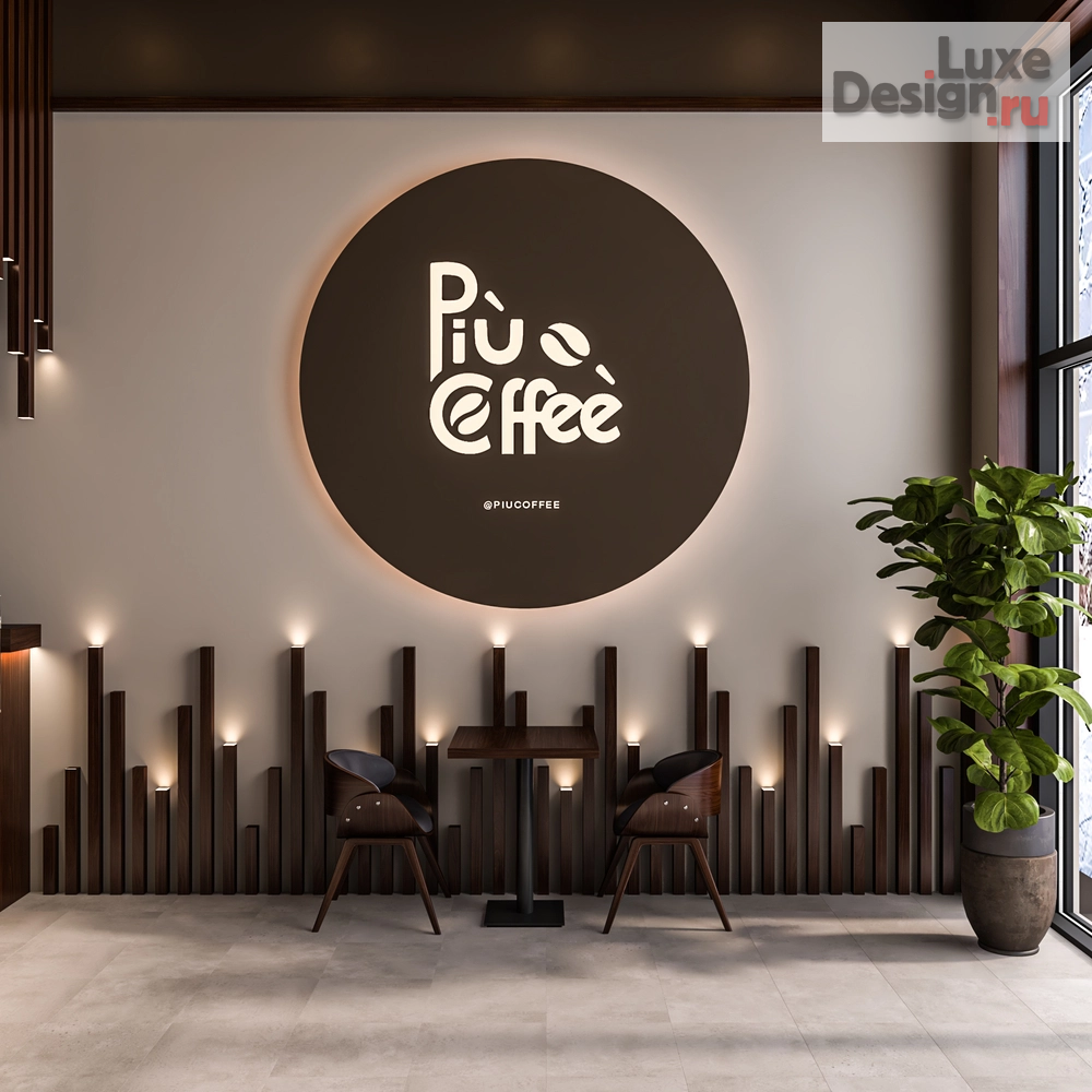Дизайн интерьера кафе "КОФЕЙНЯ "PIÙ CAFFÈ"" (фото 2)