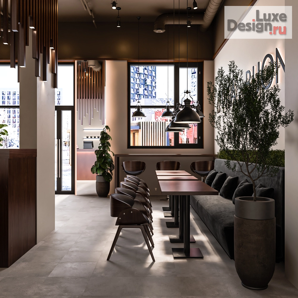 Дизайн интерьера кафе "КОФЕЙНЯ "PIÙ CAFFÈ"" (фото 4)