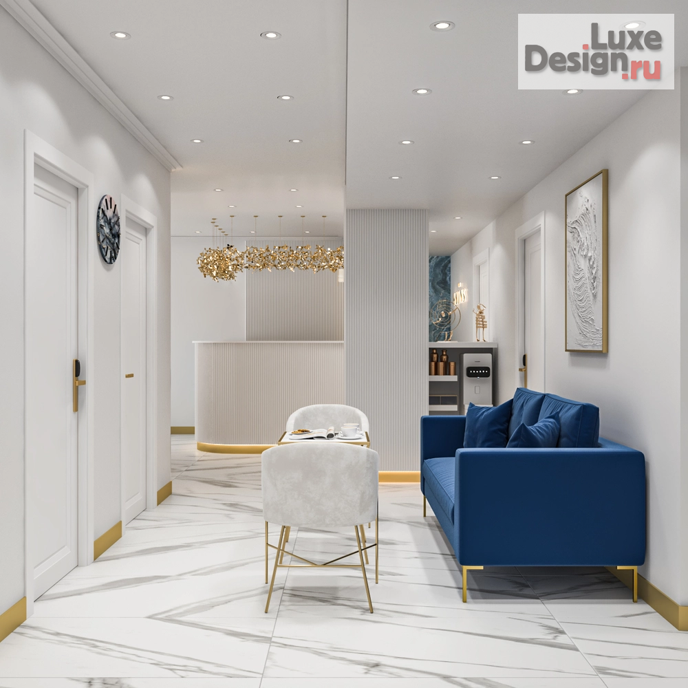 Дизайн интерьера лечебного учреждения "КЛИНИКА ЭПИЛЯЦИИ "KVINS"" (фото 7)