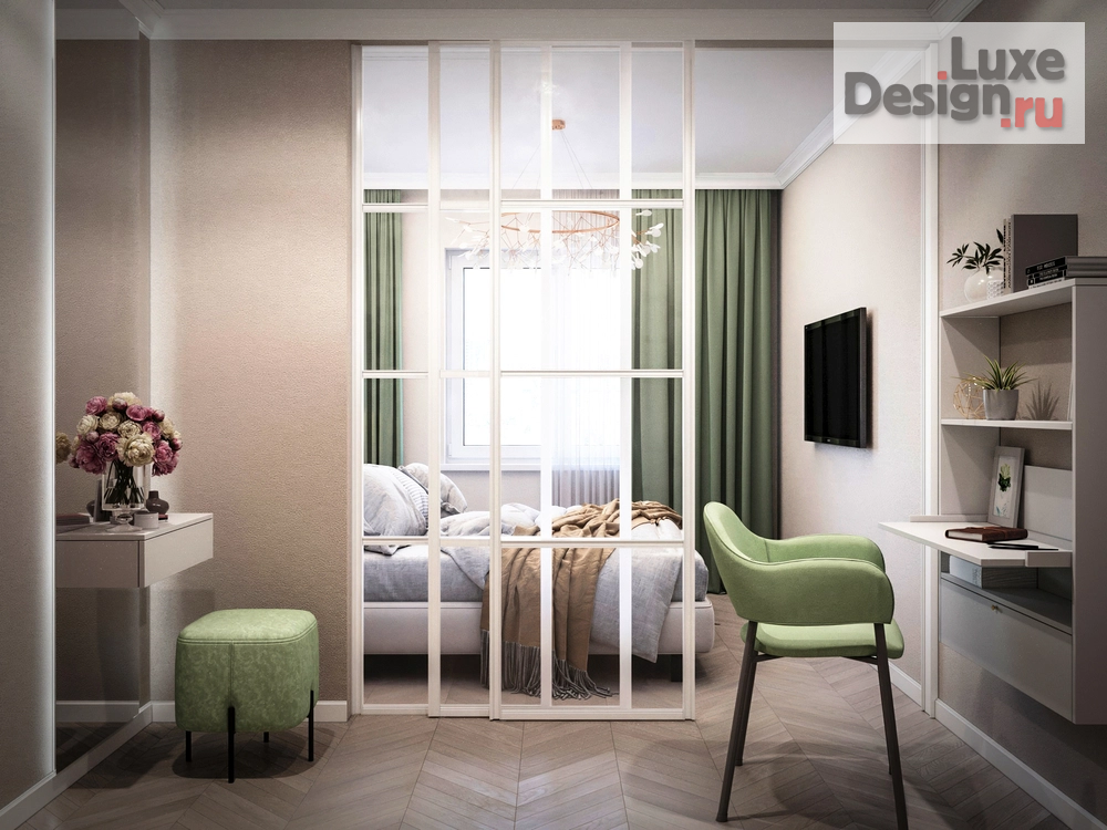 Дизайн интерьера трехкомнатной квартиры "Квартира в Климовске" (фото 4)