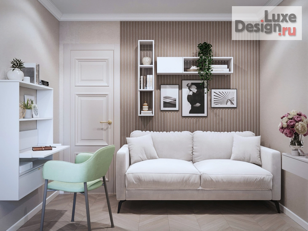 Дизайн интерьера трехкомнатной квартиры "Квартира в Климовске" (фото 6)