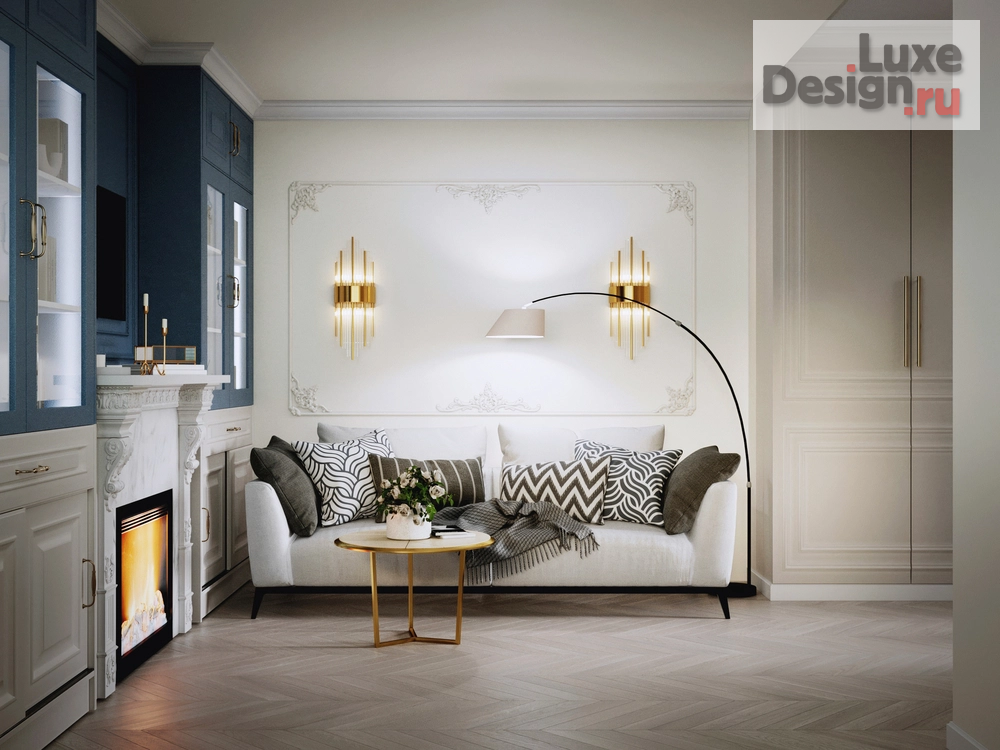 Дизайн интерьера трехкомнатной квартиры "Квартира в Климовске" (фото 2)