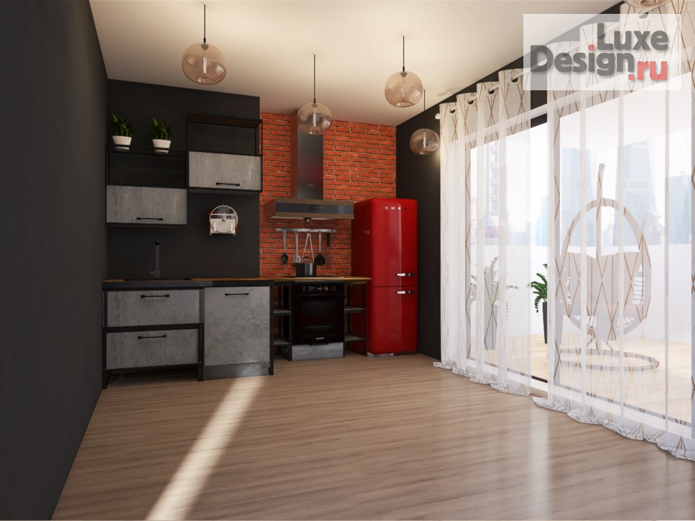Дизайн интерьера кухни "Интерьер маленькой кухни" (фото 7)