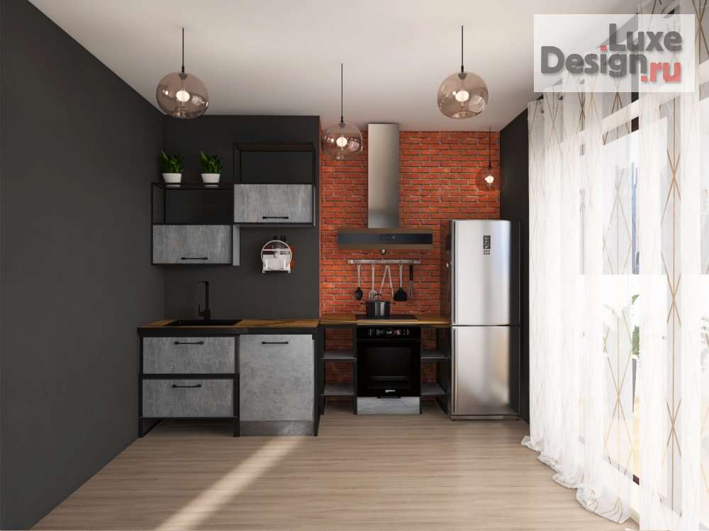 Дизайн интерьера кухни "Интерьер маленькой кухни" (фото 6)