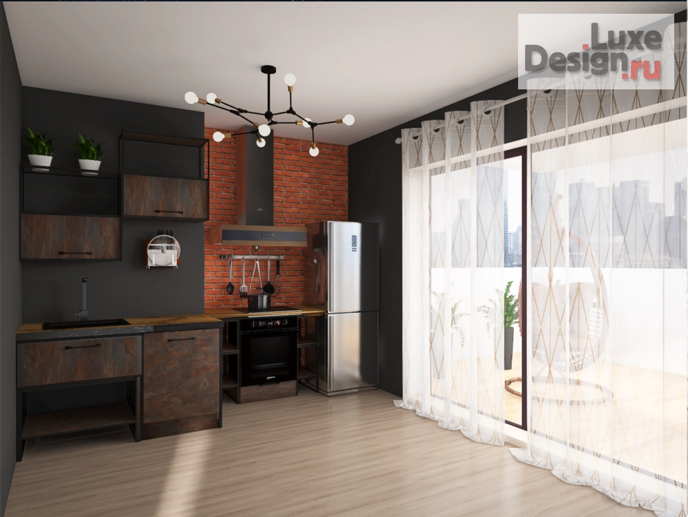 Дизайн интерьера кухни "Интерьер маленькой кухни" (фото 5)