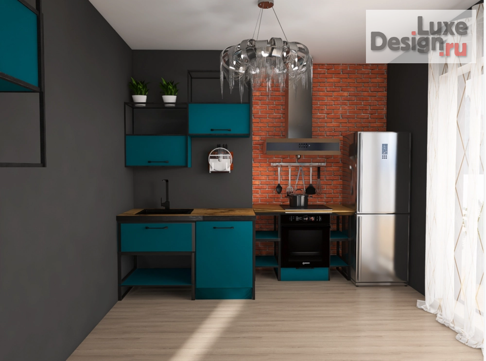 Дизайн интерьера кухни "Интерьер маленькой кухни" (фото 4)