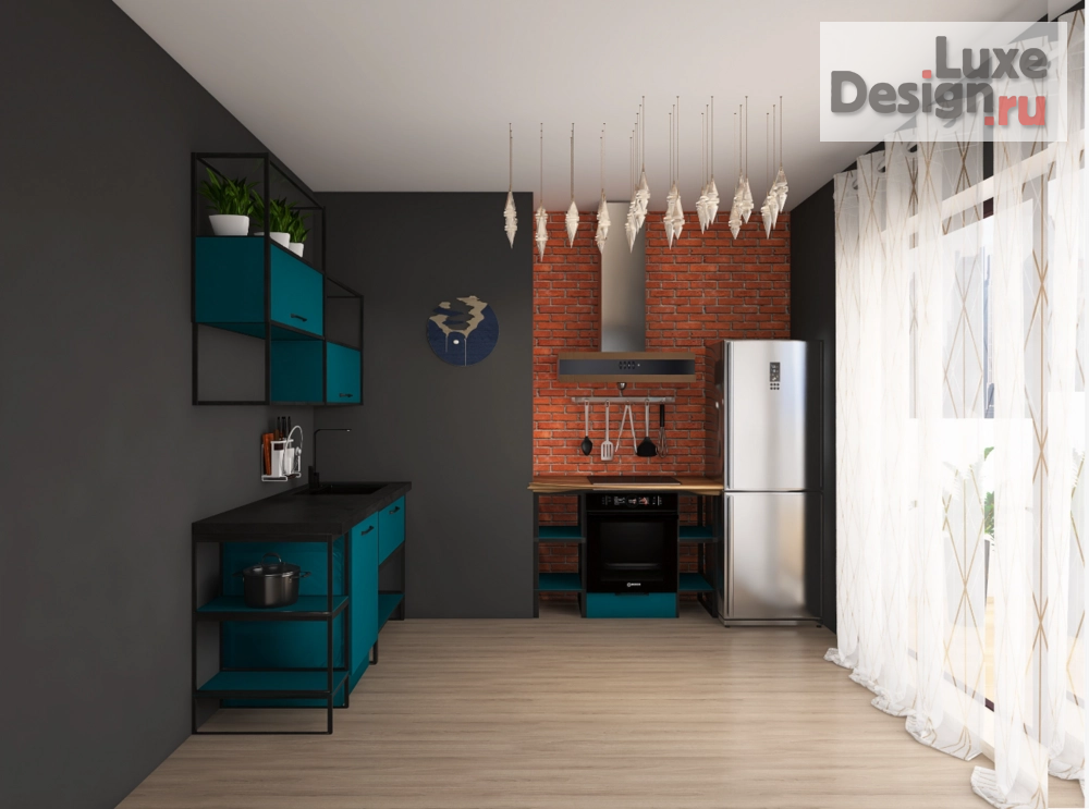 Дизайн интерьера кухни "Интерьер маленькой кухни" (фото 3)