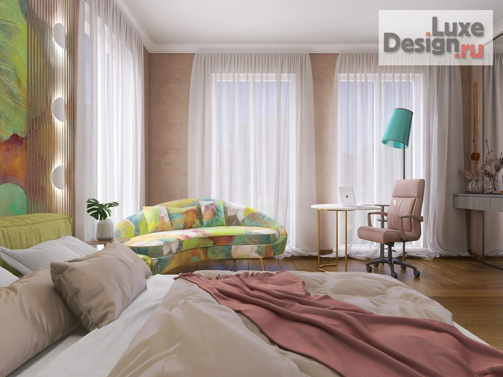 Дизайн интерьера детской "Комната девочки-подростка" (фото 14)