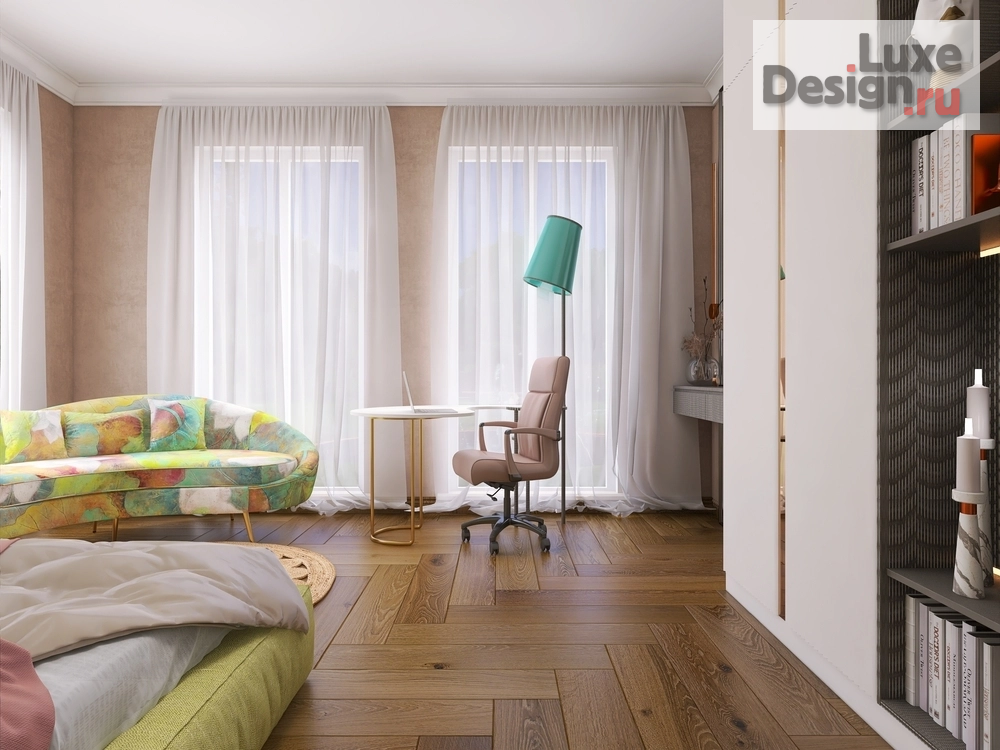 Дизайн интерьера детской "Комната девочки-подростка" (фото 13)