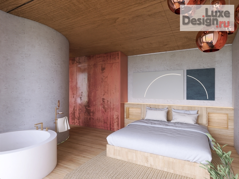 Дизайн интерьера отеля "Домик в глэмпинге  видом на SanMarino" (фото 7)