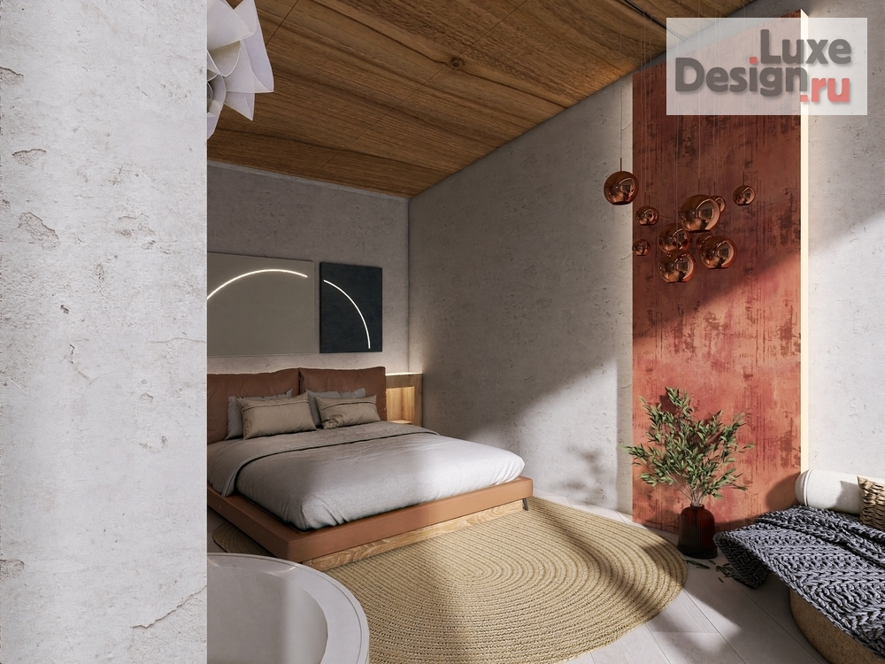 Дизайн интерьера отеля "Домик в глэмпинге  видом на SanMarino" (фото 2)