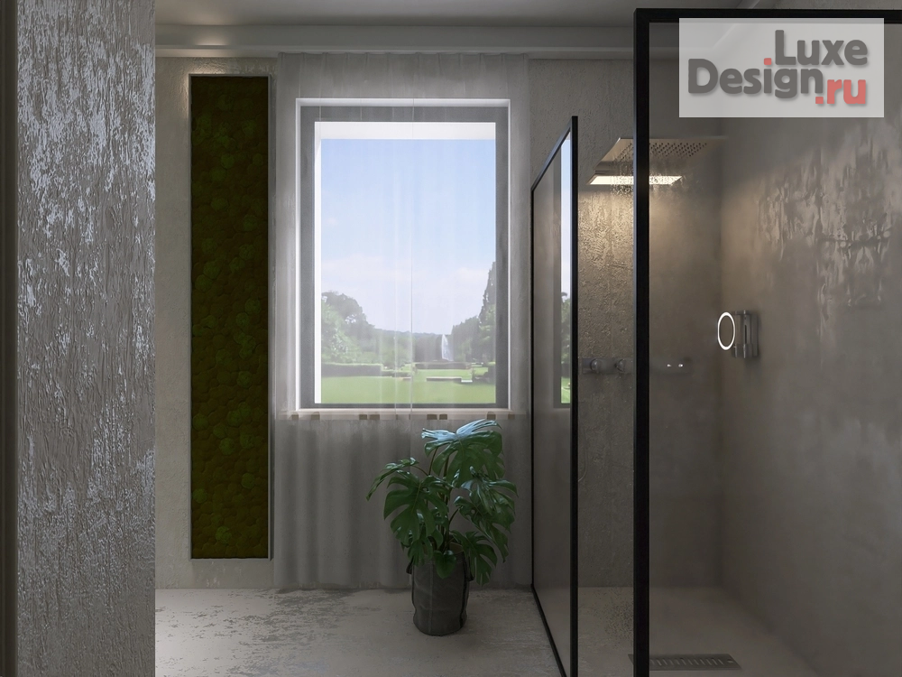 дизайн интерьера санузла "Санузел с душевой кабиной" (фото 15)